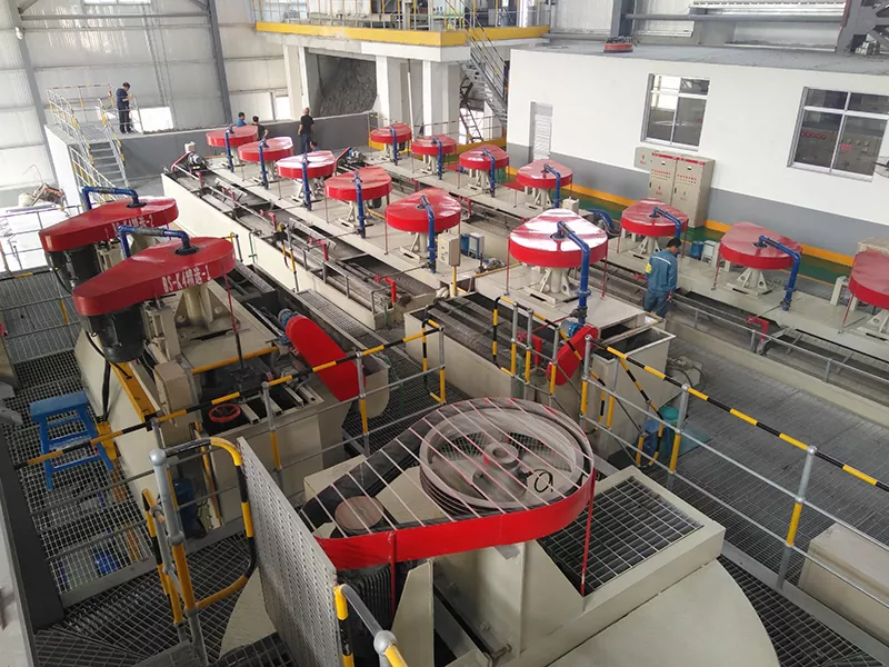 Cella di flottazione meccanica autoaspirante resistente all'usura